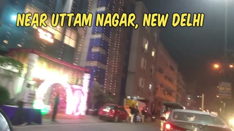 Vlogging through the vibrant streets of Uttam Nagar, West Delhi 🎥🌟