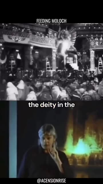 They worshipped a deity called Moloch/Molech.