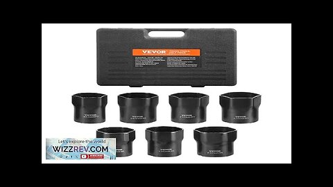 VEVOR Wheel Bearing Locknut Socket Set 1/2 in Drive 7 Pcs SAE Review