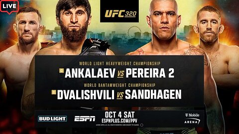 UFC 320: Ankalaev vs. Pereira 2 - LIVE BLOW-BY-BLOW