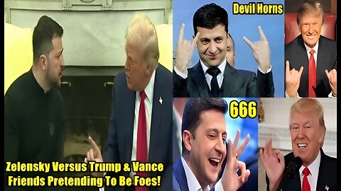 Zelensky Versus Trump & Vance | Friends Pretending To Be Foes!