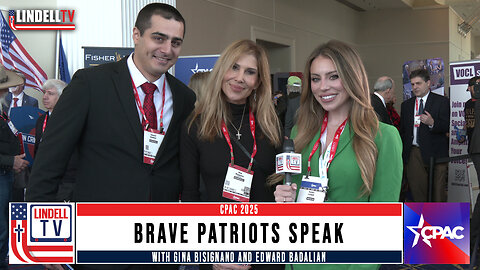 J6 Heroes: Gina Bisignano & Edward Badalian at CPAC