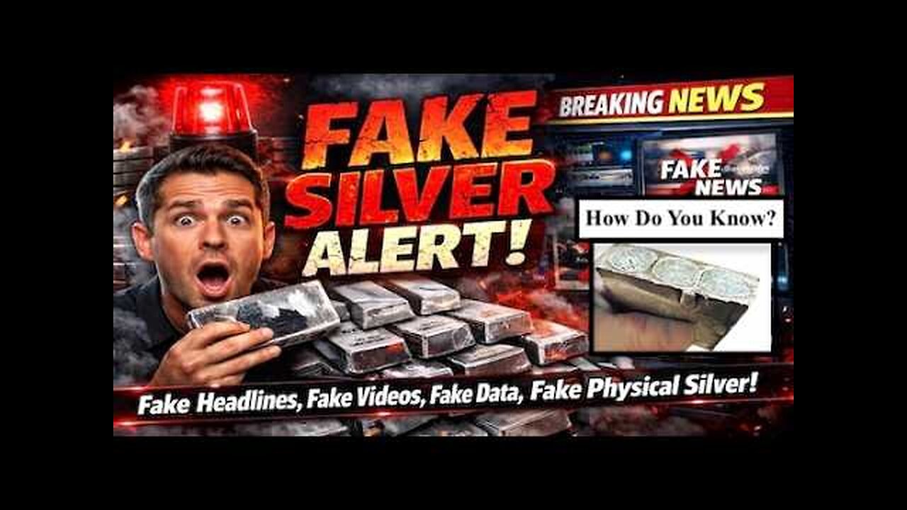 BIX WEIR | FAKE SILVER ALERT! Fake Headlines, Fake Videos, Fake Data, Fake Physical Silver! THINK!