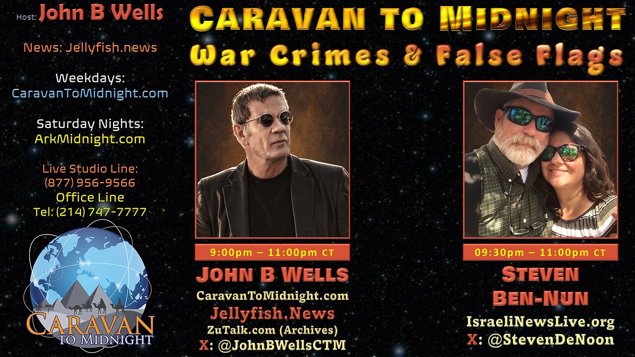 War Crimes & False Flags - John B Wells LIVE