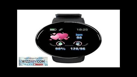 D18S 1.3inch HD Screen Heart Rate Blood Pressure Blood Oxygen Monitor Sleep Review