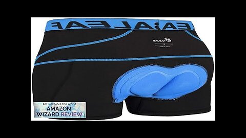 BALEAF Men's 3D Padded Bike Shorts Cycling Underwear MTB Liner Review