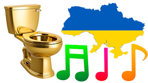 Ukrainian Zelensky's Golden WC Corruption Song: Ukraine Toilet Music meme Parody with Andrej Jermak