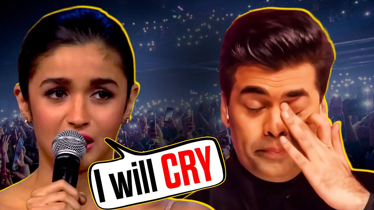 Alia Bhatt's EMOTIONAL speech for Karan Johar makes him teary-eyed | Filmfare