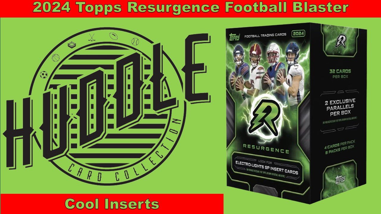 Pulling Cool Inserts Out Of A 2024 Topps Resurgence Football Blaster