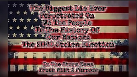ITSN presents: 'The Biggest Lie Ever Perpetrated On We The People: The 2020 Election.' 12/26