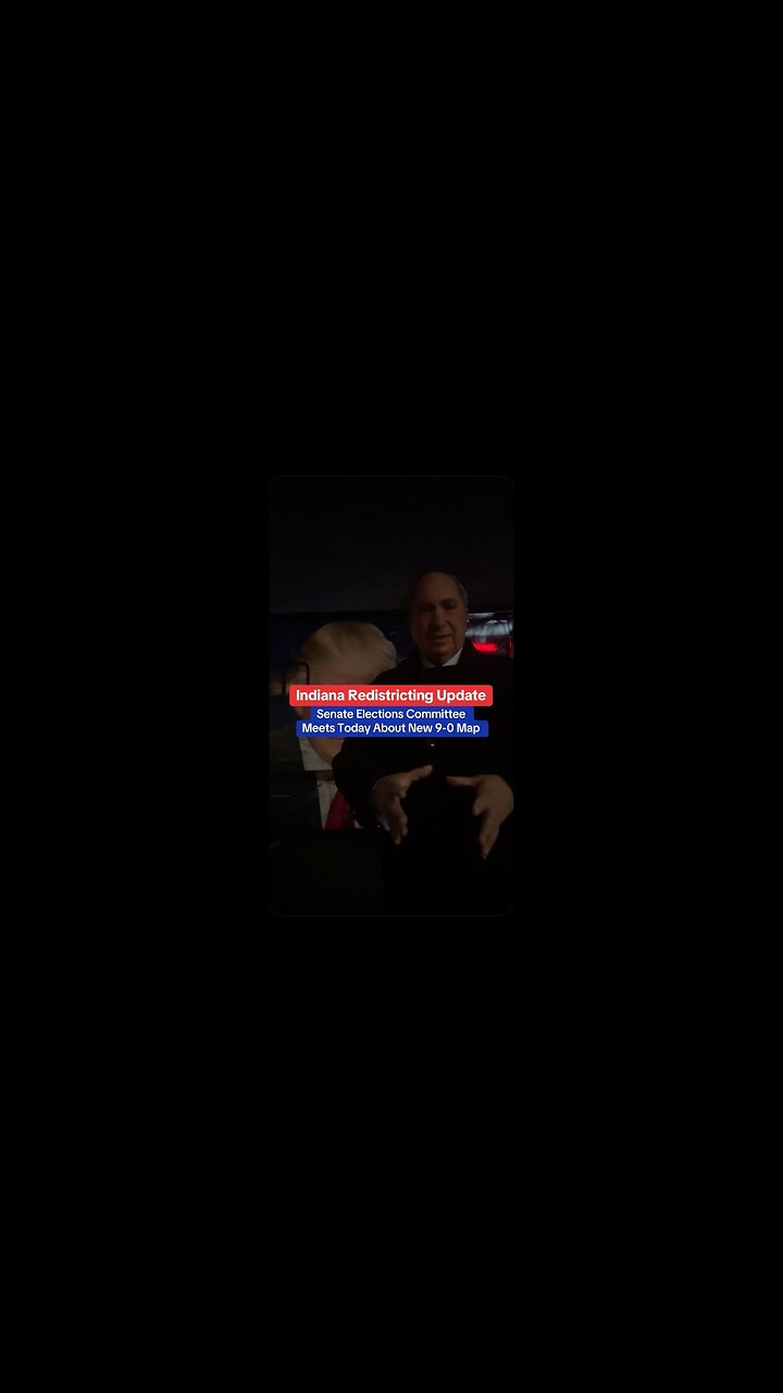 Indiana Redistricting Update: Senate Elections Committee Meets Today About New 9-0 Map