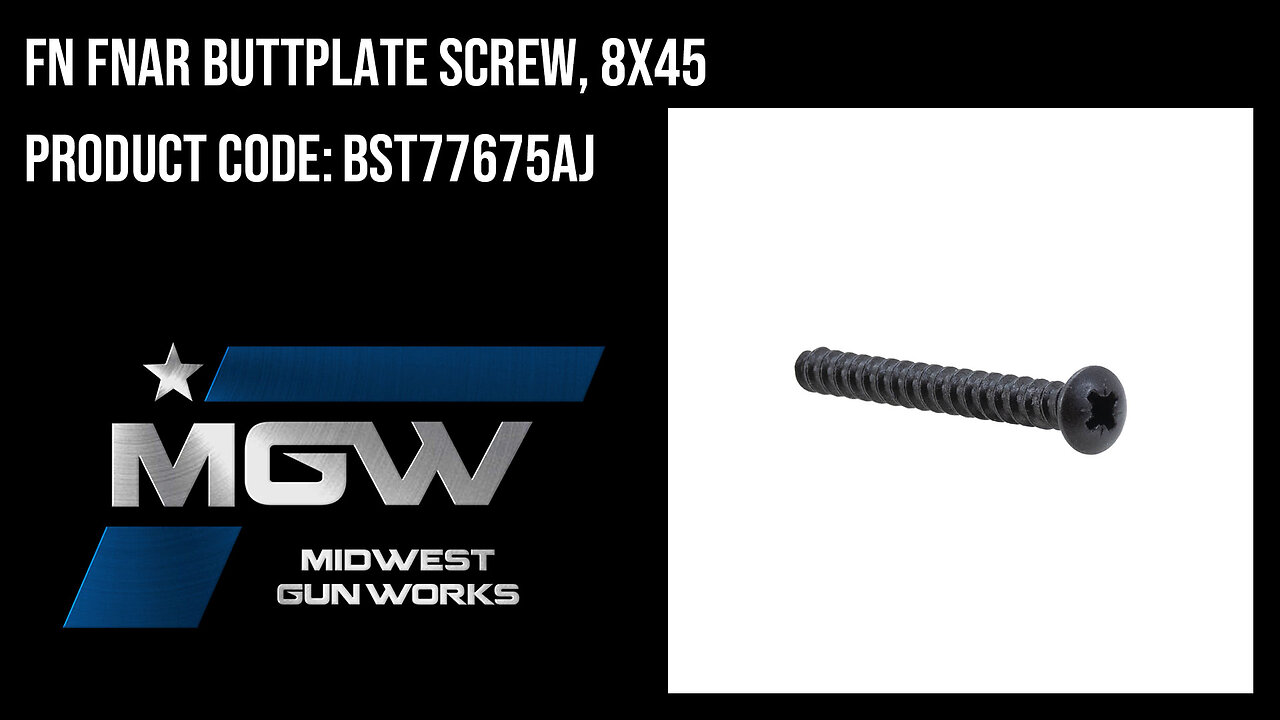 FN FNAR Buttplate Screw, 8x45 - BST77675AJ