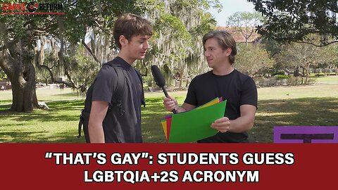 "That's Gay": Students Guess LGBTQIA+2S Acronym
