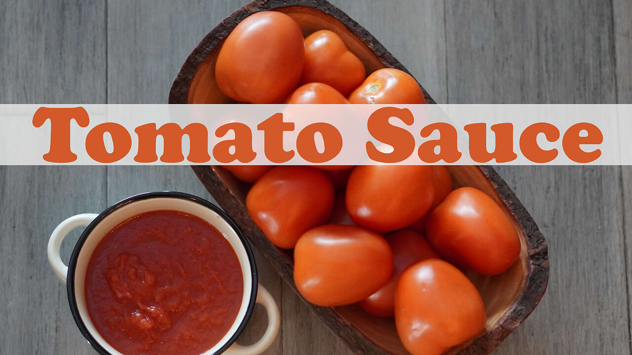 Tomato Sauce with Fresh Tomatoes Canning Recipe [Canning for Beginners]