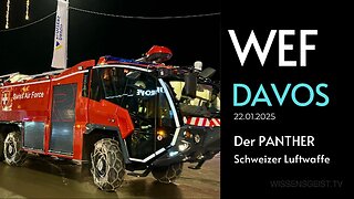 🚒 Der PANTHER mitten in Davos: Brandeinsatz während des WEF 2025 🔥