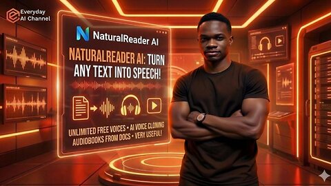Turn Any Document Into an Audiobook with AI NaturalReader Review 🎧 EP #329