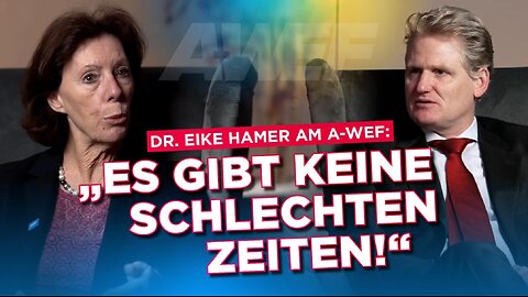 A-WEF Dr. Eike Hamer: "Um Wohlstand zu schaffen, braucht es Freiheit!"