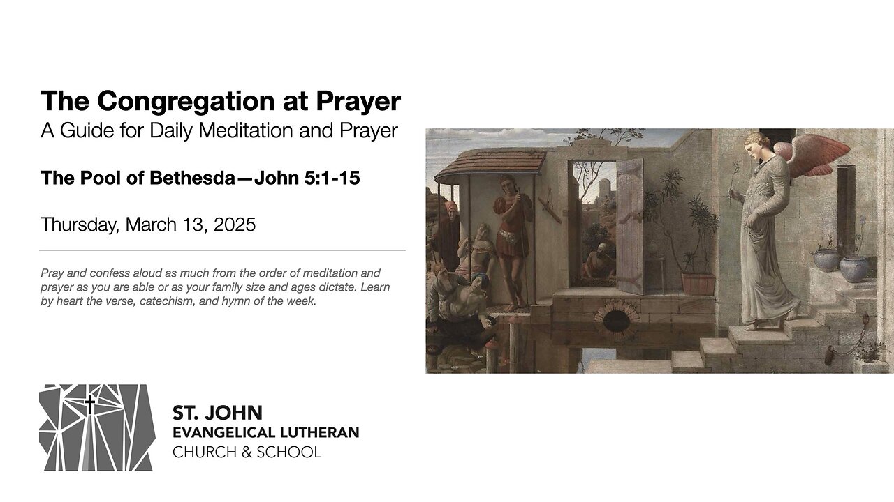 The Pool of Bethesda—John 5:1-15