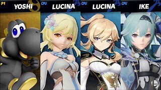 Pharaoh Yoshi vs Lumine & Jean & Eula [MAKI SSBU Member Request - LIMITED INPUT]