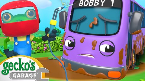 💜Zig Zag Bobby Gecko's Garage Cars & Truck Videos for Kids