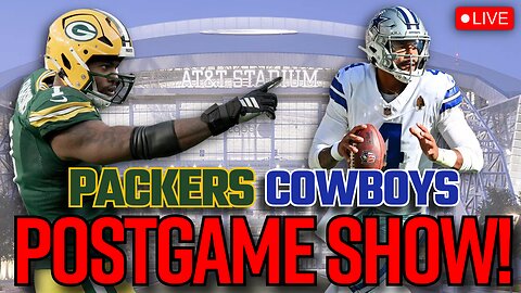 Green Bay Packers vs Dallas Cowboys LIVESTREAM Postgame Show!