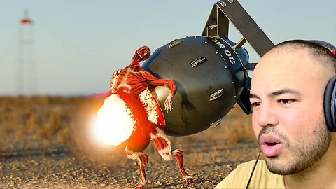 Kalkazian react atomic marvel | HUMAN BODY vs NUCLEAR EXPLOSION simulation