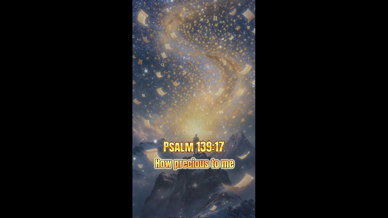 Psalm 139:14 | Stop Comparing Yourself! You Are A Masterpiece! 🧬✨ #identity #dailybibleinspiration