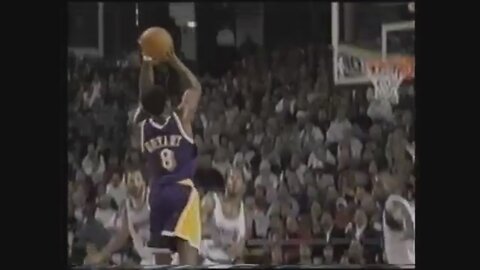 Kobe Bryant 18 Points 7 Ast 6 Stl @ Kings, 1999.