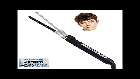 Hair Curling Iron 7mm Curler Wand Professional Curly Tongs Egg Roll Wand Review