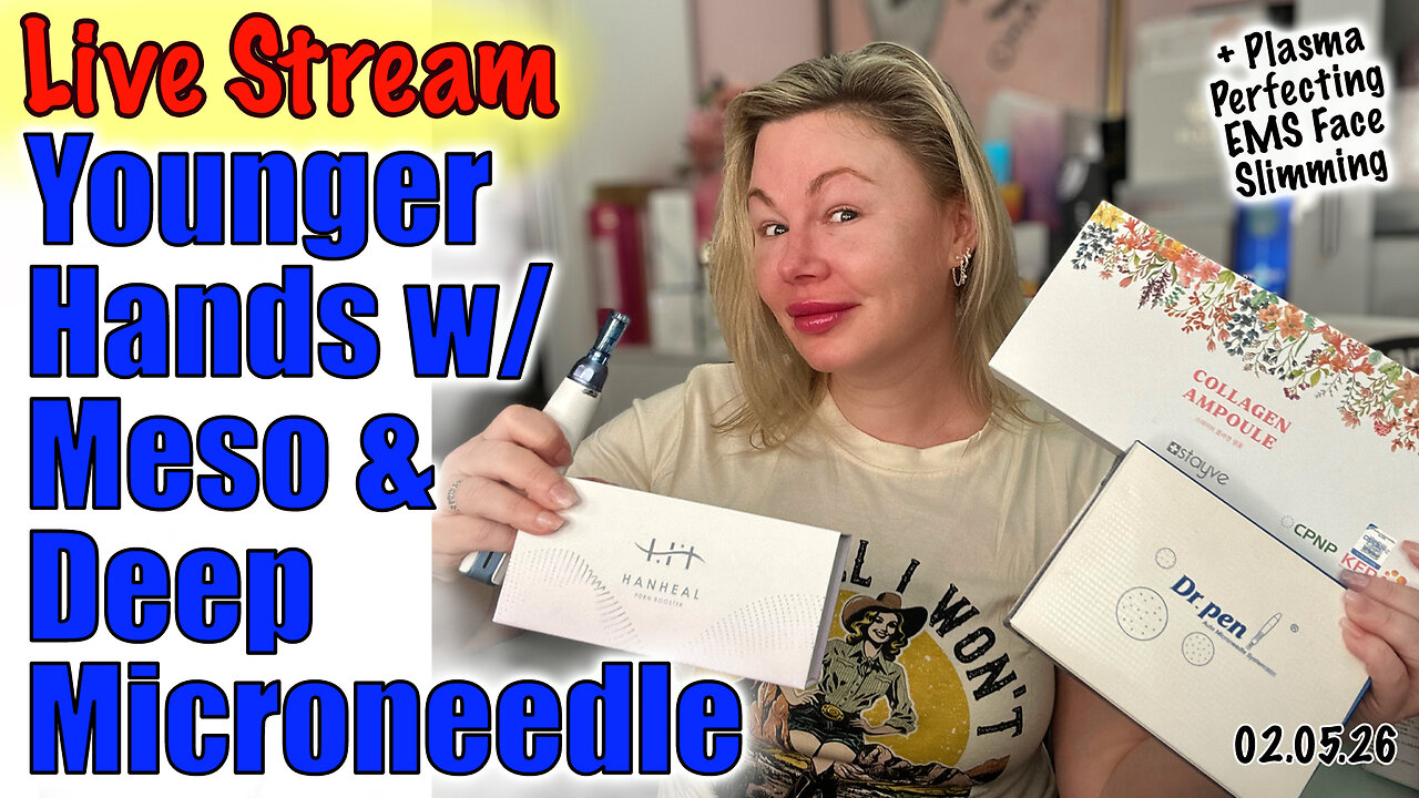 Live Younger Hands w/ Hanheal PDRN Meso and Microneedle! AceCosm and code Jessica10 Saves you money