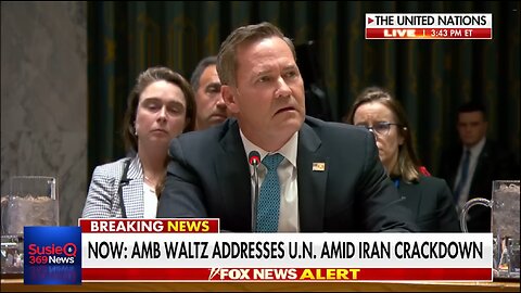'COUNTLESS DEATHS!': Waltz addresses UN as Iranian regime cracks down on protestors