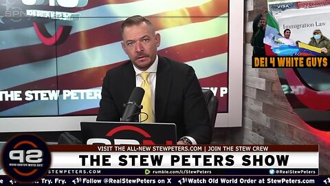 Stew Peters New DOJ: If you Question Israel you're WORSE than a Pedophile!