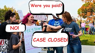 Democrat Politician LAUGHABLY "Proves" No Pay for No Kings Protestors
