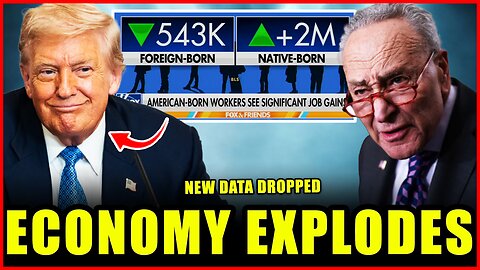 Trump Economy SHATTERS Forecasts, New Jobs Data Just Dropped Sending Democrats into a Frenzy