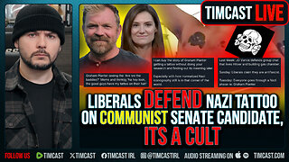 Liberals DEFEND Nazi Tattoo On Communist Democrat Senate Candidate, ITS A CULT