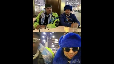 Hassan Campbell and Ma$e on a man date 🌈❤️