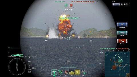 world of warships Popeye the sailor USS Cachalot submarine