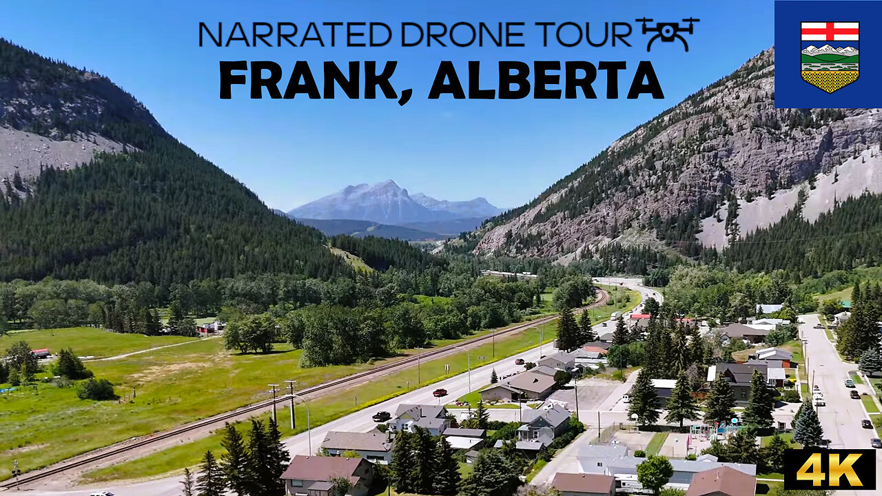 🌾 Frank, Alberta 🚁 4K Drone