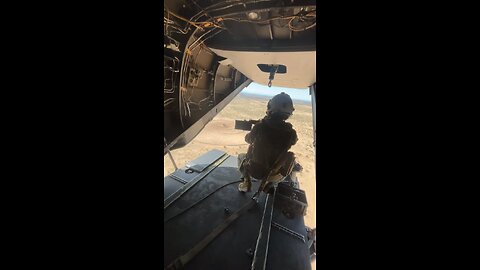 V22 Osprey on the firing range