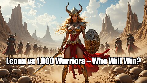 Warrior Queen Leona – Epic Fantasy Battle AI Edition