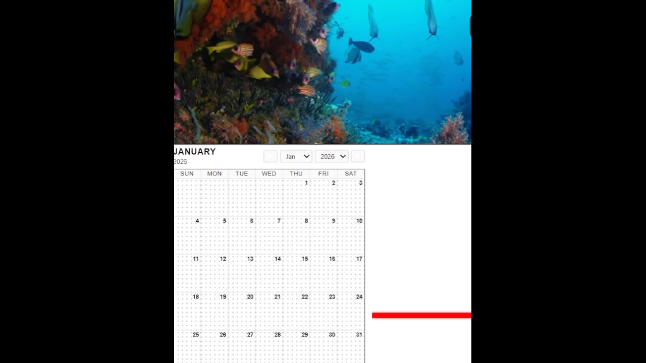 january 11th 2026 - ocean stream