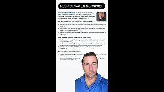 Resnick water monopoly