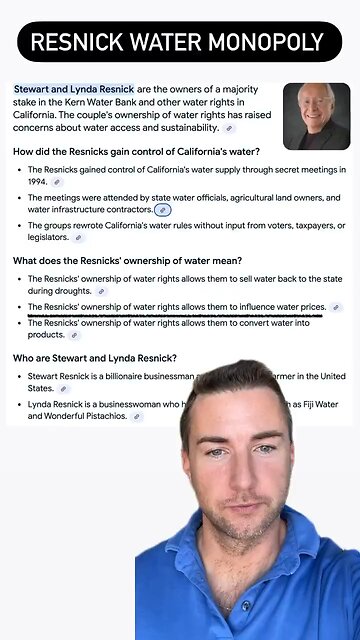 Resnick water monopoly