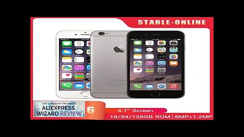 Original Apple iPhone 6 16GB 64GB 128GB 4.7" Display IOS 3G WCDMA Review