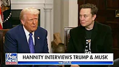 Elon BABYSITTING Trump in HUMILIATING Fox interview