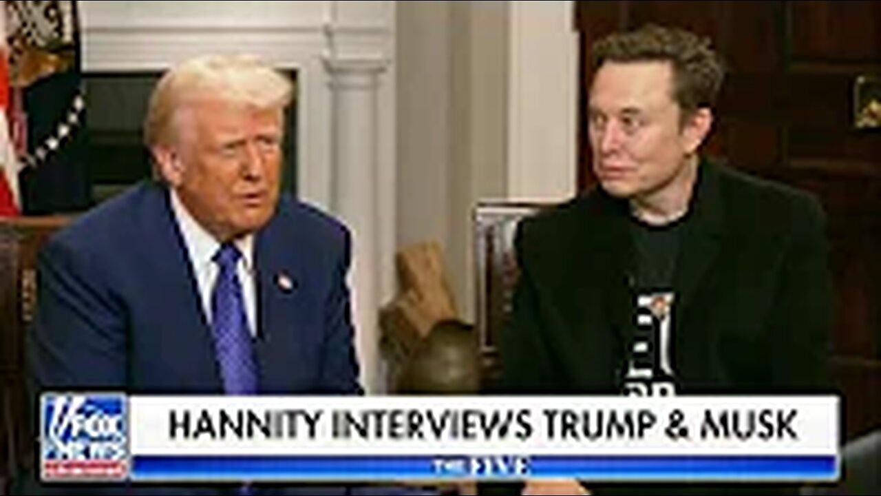Elon BABYSITTING Trump in HUMILIATING Fox interview