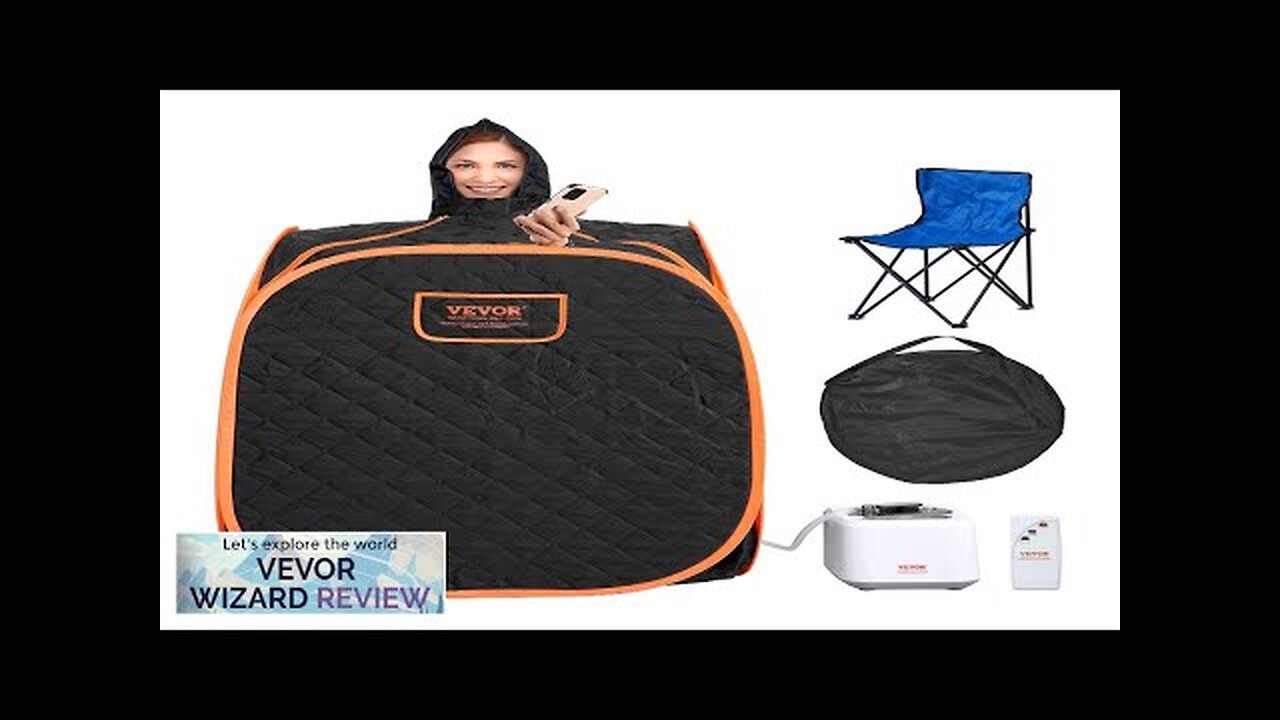 VEVOR Portable Personal Steam Sauna Spa Tent with 2L 1000 Watt Steam Review