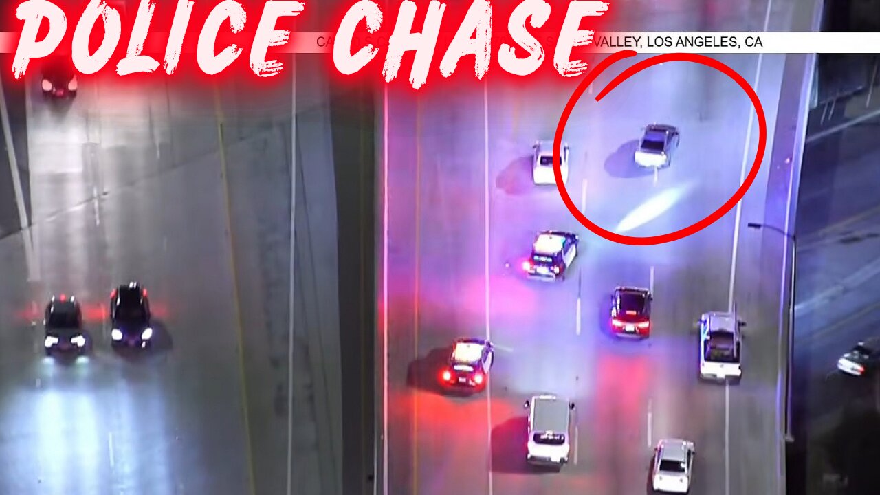 Breaking: Live Police Chase - LAPD is in Pursuit