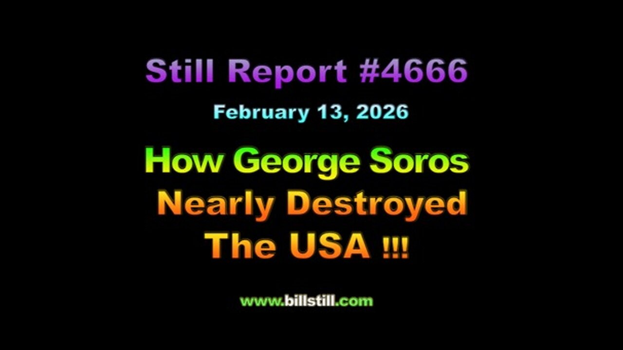 How George Soros Nearly Destroyed the United States, 4666