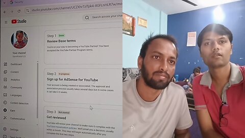 YouTube channel monetization